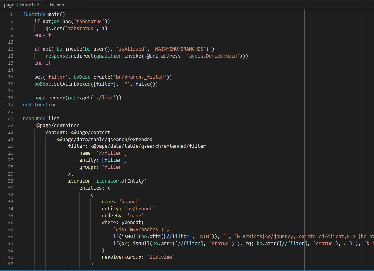 Screenshot of Casemaster 2.0 code